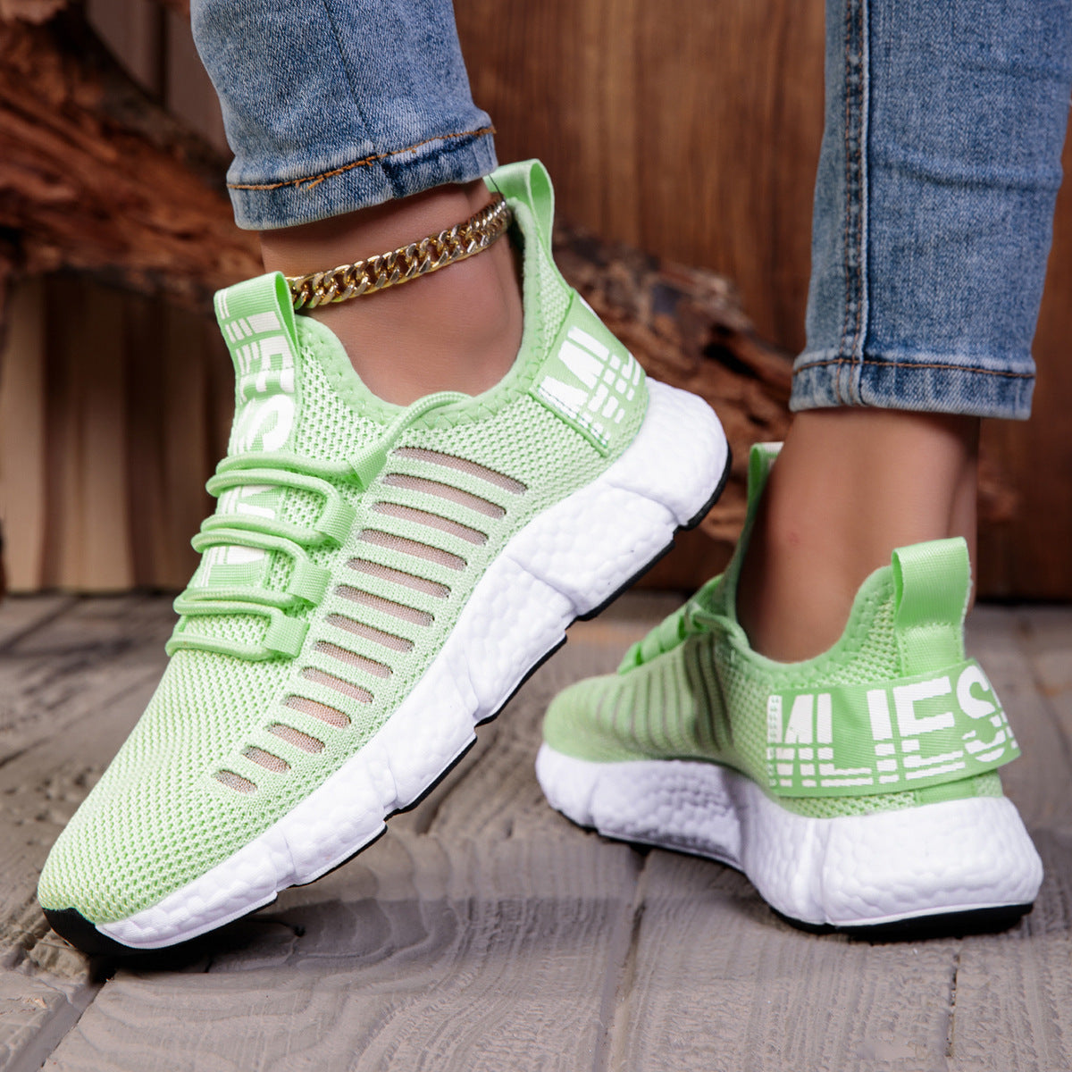 Couple's Breathable Casual Sneaker Hollow Running