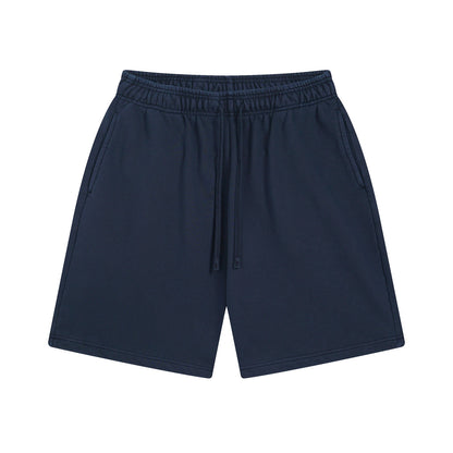 Washed Bi Pattern Dyed Vintage Terry Men's Sports Pure Cotton Shorts