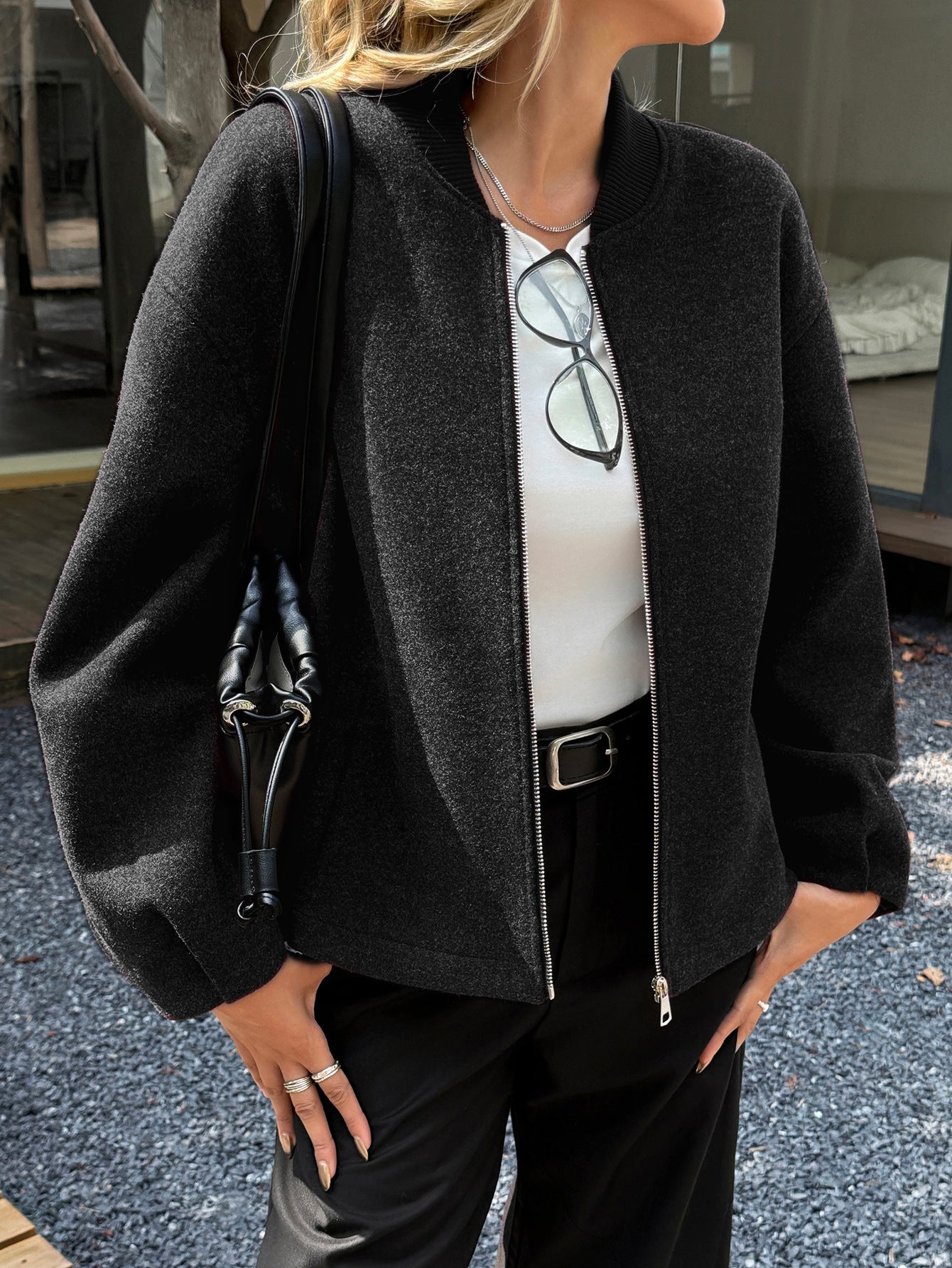 Casual Long-sleeved Vest Jacket Coat Women's Clothing