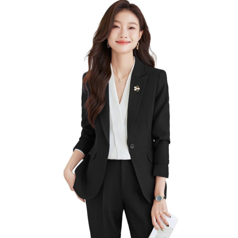High Sense New Spring And Autumn College Student Interview Formal Wear Suit Jacket