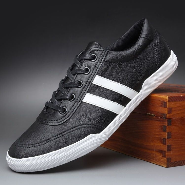 Men's Shoes Spring And Summer Breathable Fashionable Shoes Casual Odor-destroying Leather
