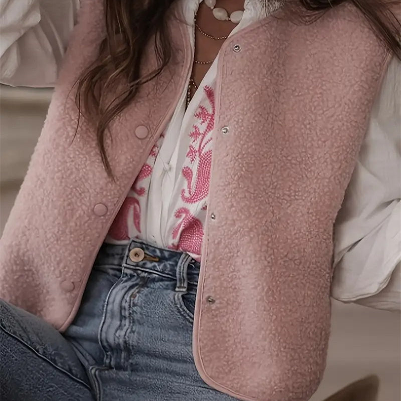 Women's Short Korean-style Faux Lamb Plush All-matching Vest