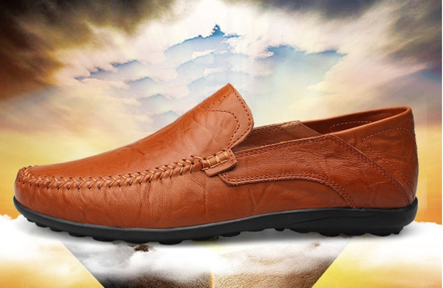 Fashion Men Hollowd-out Slip-on Business Shoes