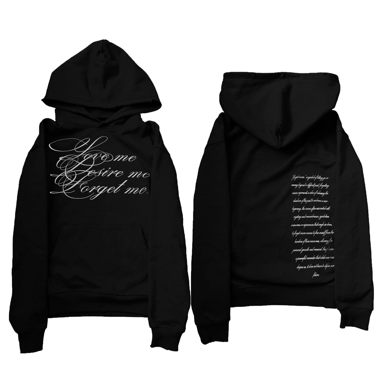 European And American Dark Retro Punk Print Pullover Hoodie Sweatshirt