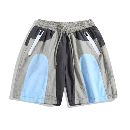 Patchwork Outdoor Sports Quick-drying Workwear Beach Shorts