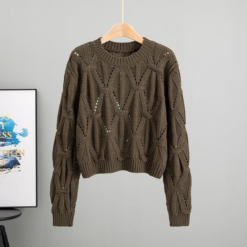 Thickened Korean Style Twist Thread Thermal Sweater