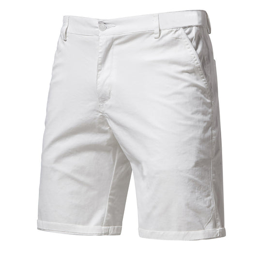 Men's Casual Straight-leg Loose Cargo Suit Shorts