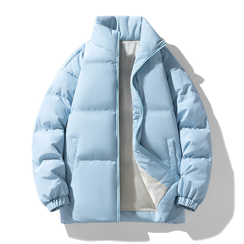 Men's Stand-up Collar Cotton-padded Coat Thickened Warm-keeping And Cold-proof