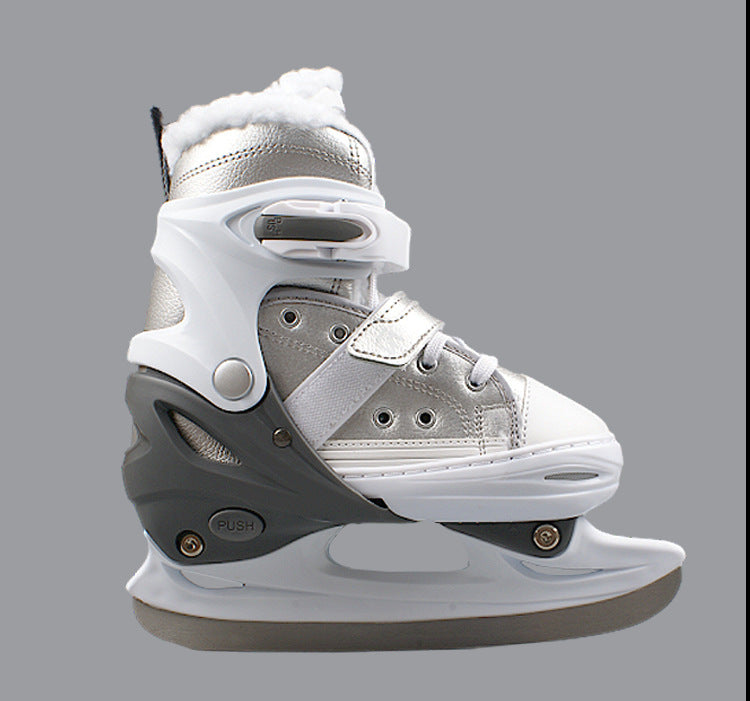 Men And Women Same Style All-matching Simple Warm Ice Skates