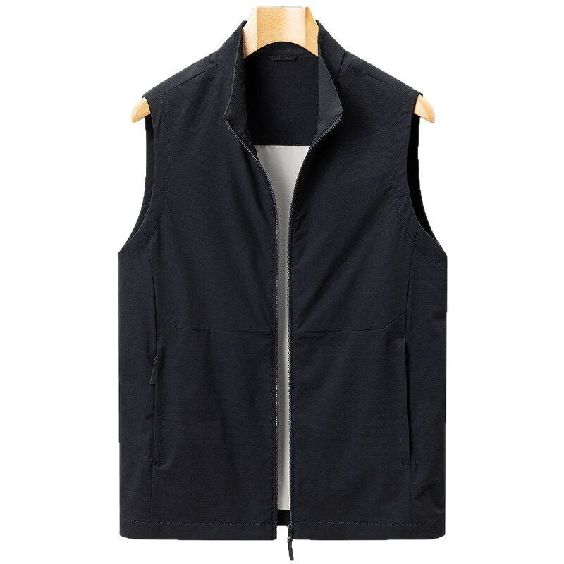 Men's Casual Sleeveless Jacket Non-ironing Anti-wrinkle