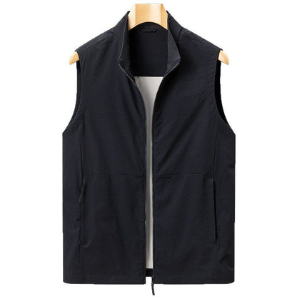 Men's Casual Sleeveless Jacket Non-ironing Anti-wrinkle