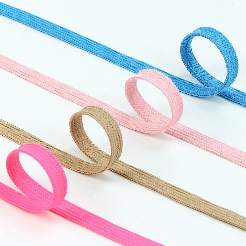 White Shoes Colorful Bandlet Shoelaces