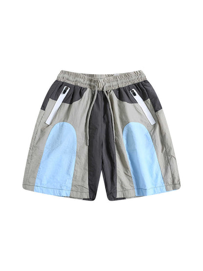 Patchwork Outdoor Sports Quick-drying Workwear Beach Shorts
