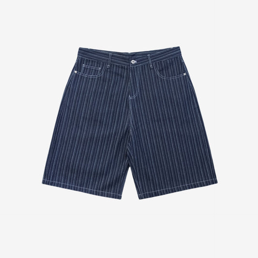 Summer Profile Fengyuan Cattle Stripes Denim Shorts