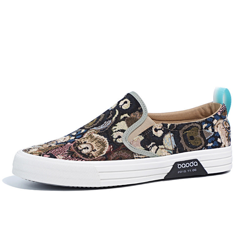 Breathable Trendy Shoes Slip-on Lazy Classic Versatile Sneakers