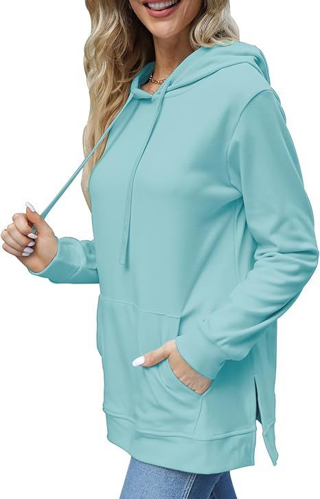 Casual Long Sleeve Sweatshirt Top With Pockets