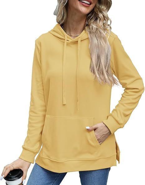 Casual Long Sleeve Sweatshirt Top With Pockets