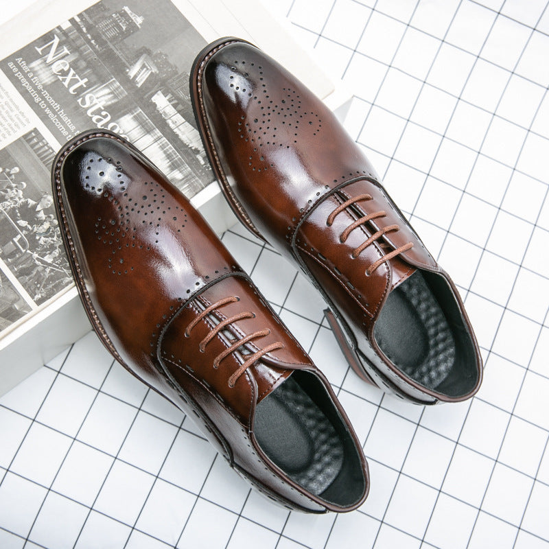 Fashion Men's Business Formal Wear Leather Shoes