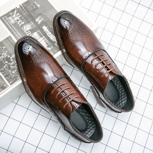 Fashion Men's Business Formal Wear Leather Shoes
