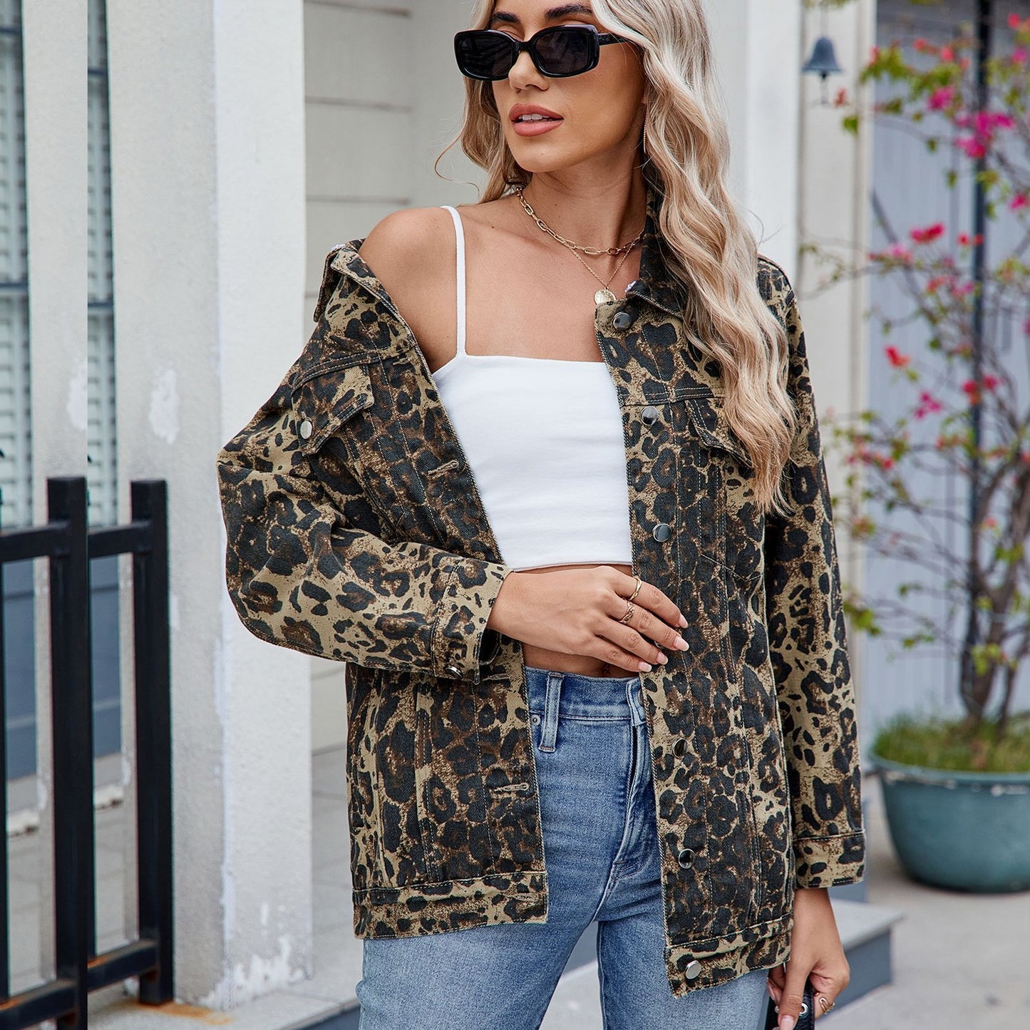 Retro Loose Denim Jacket Women