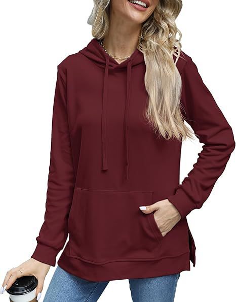 Casual Long Sleeve Sweatshirt Top With Pockets