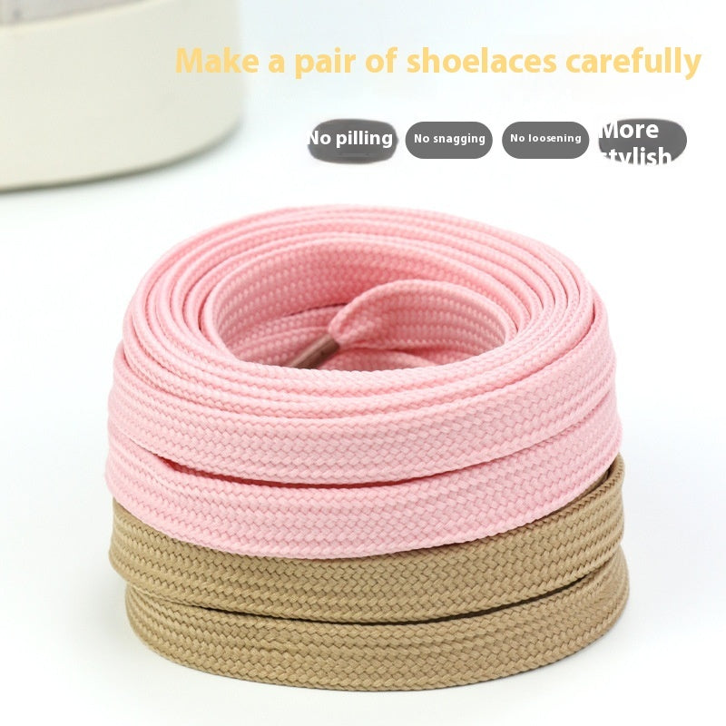 White Shoes Colorful Bandlet Shoelaces