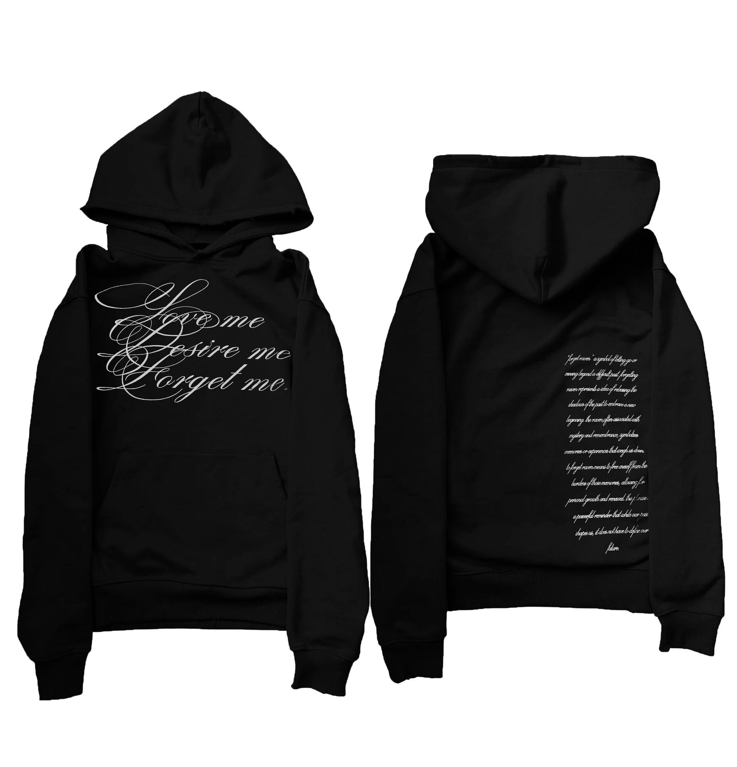 European And American Dark Retro Punk Print Pullover Hoodie Sweatshirt