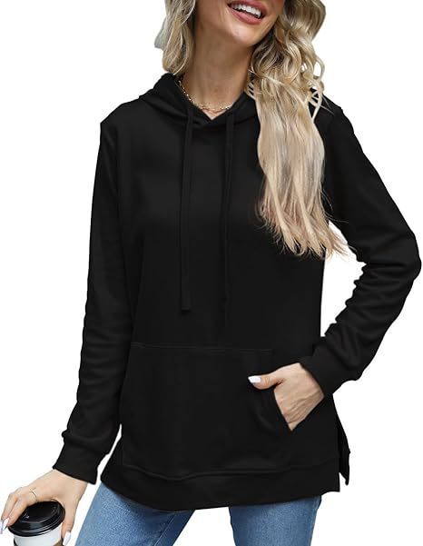 Casual Long Sleeve Sweatshirt Top With Pockets