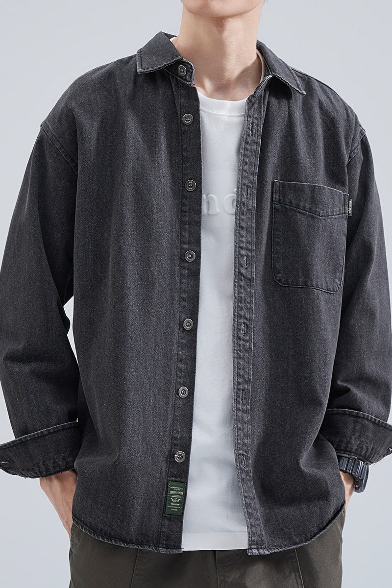 Fashion Brand Loose Cargo Underwear Pu Shuai Casual Autumn Coat