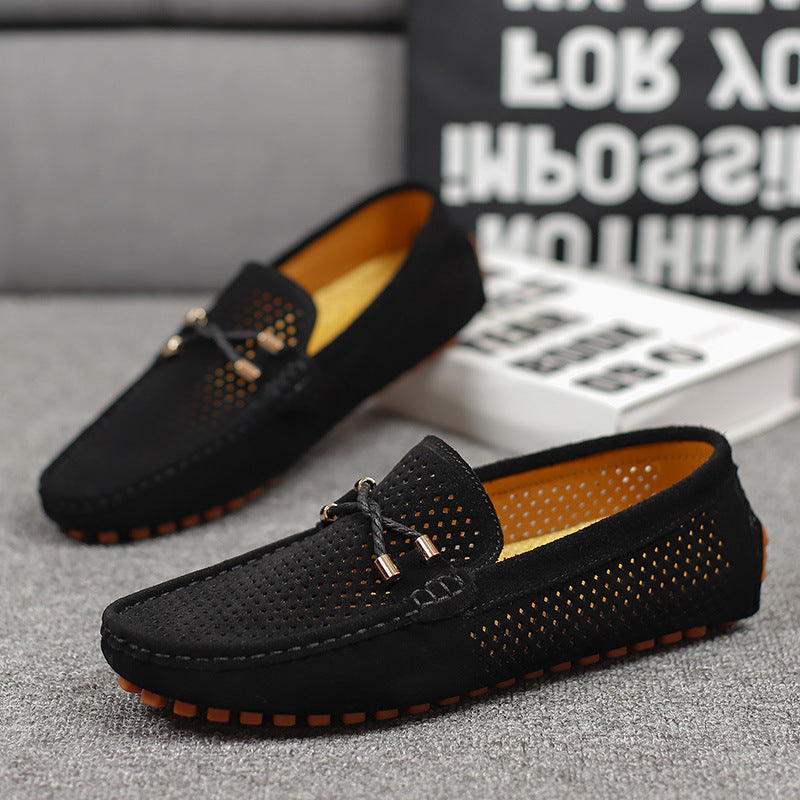 Plus Size Slip-on Breathable Hollow Gommino