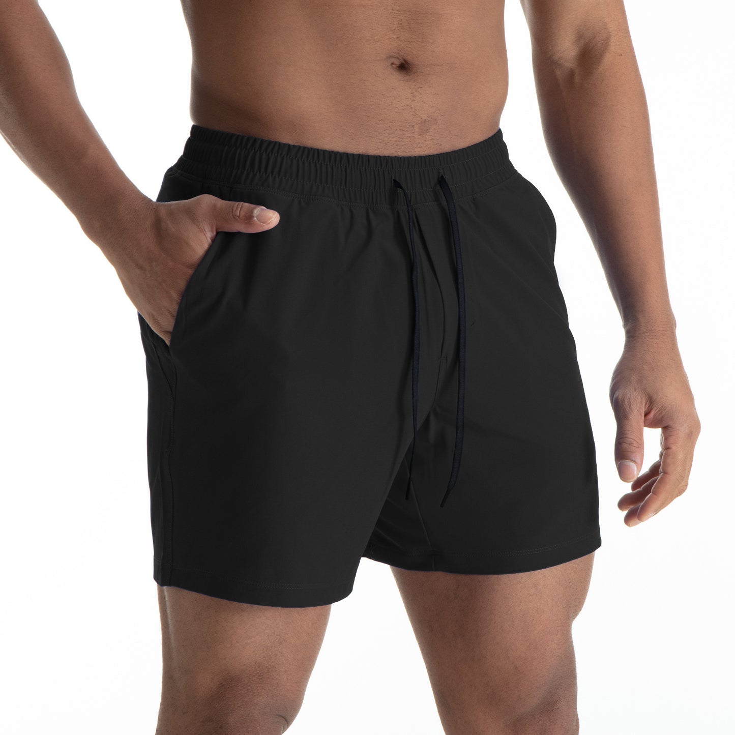 Men's Exercise Mesh Stitching Casual Quick-drying Shorts