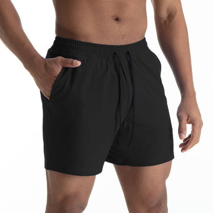 Men's Exercise Mesh Stitching Casual Quick-drying Shorts
