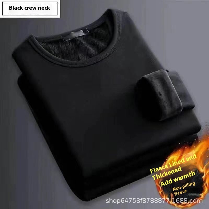 Business Thermal Underwear Autumn And Winter Solid Color Men's Undershirt