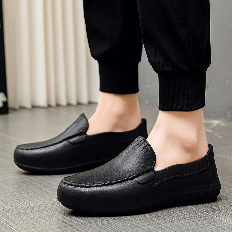 Thick Bottom Wear-resistant Height Increasing Work Chef Men's Outdoor Wear New Antiskid Shoes