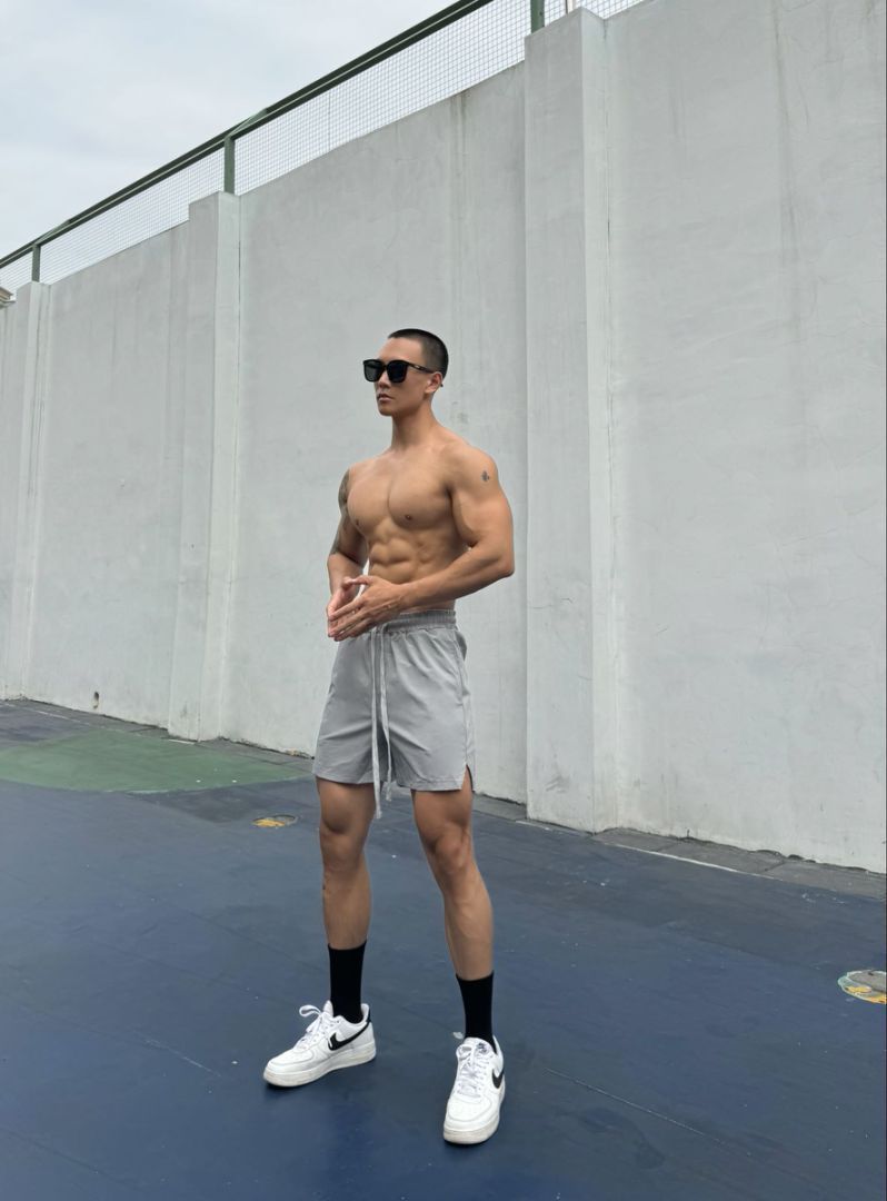 Ice Silk Quick-drying Double-layer Shorts For Men