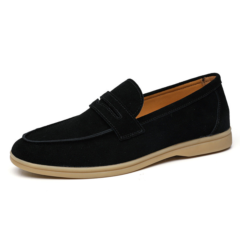 Gommino Suede Men's Soft Bottom Slip-on Casual Shoes