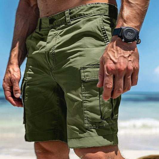 European And American Men's Overalls Multi-pocket Leisure