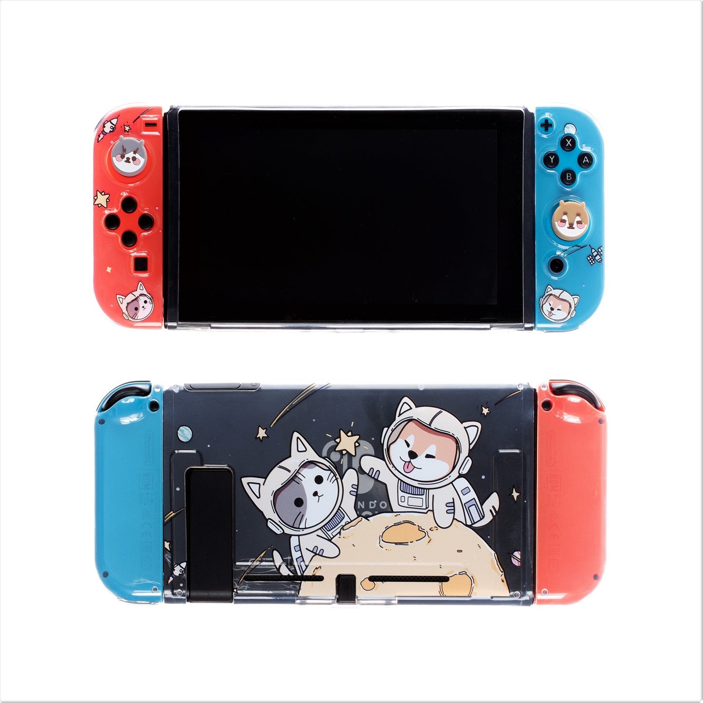 Game Console Soft Shell Pattern Cat And Dog