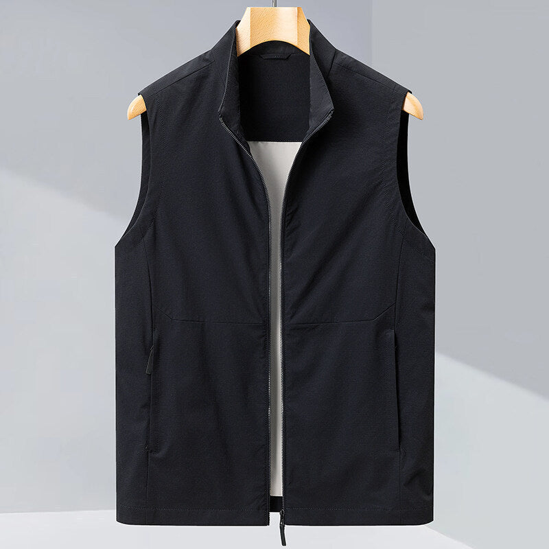 Men's Casual Sleeveless Jacket Non-ironing Anti-wrinkle