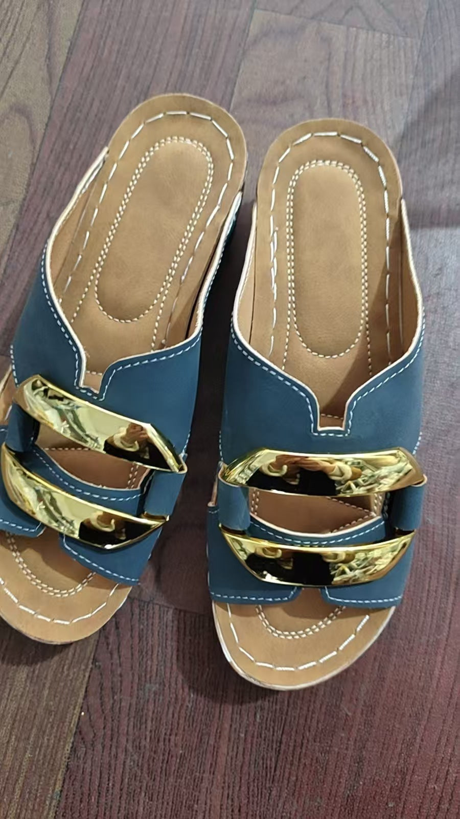 Sandals Roman Style Breathable Casual Platform Flip-flops Lightweight New Comfort Summer Flat Heel