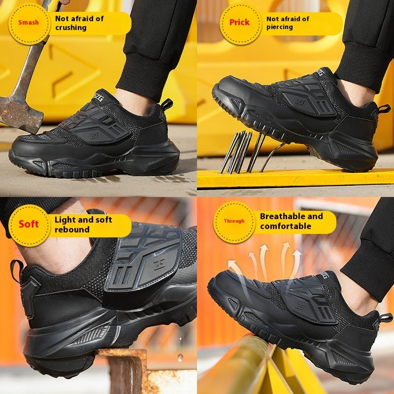 Safety Shoes Attack Shield And Anti-stab Labor Shoes