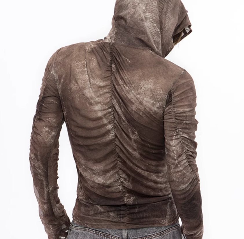 Printing Pleating Inner Wear Boys Lightweight Ice Silk Bottoming Shirt