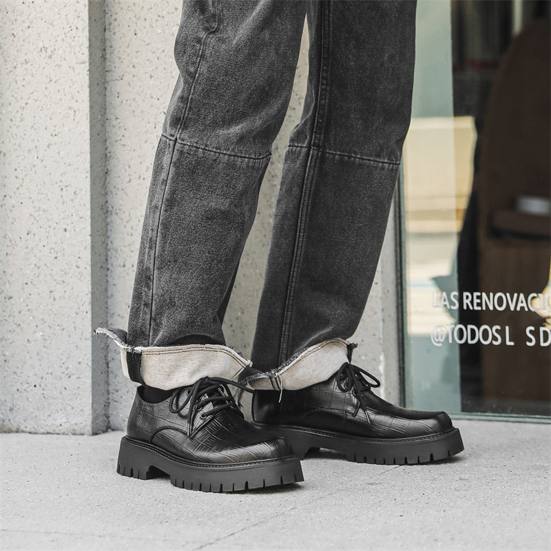 Round Head Solid Color Breathable Low Casual Shoes