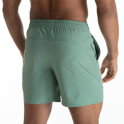Men's Exercise Mesh Stitching Casual Quick-drying Shorts