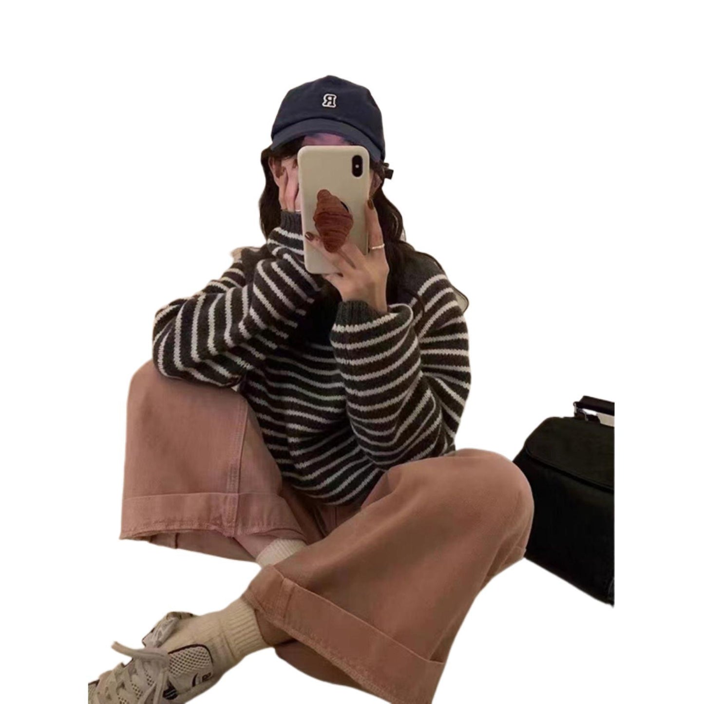 Striped Pullover Women's Spring And Autumn