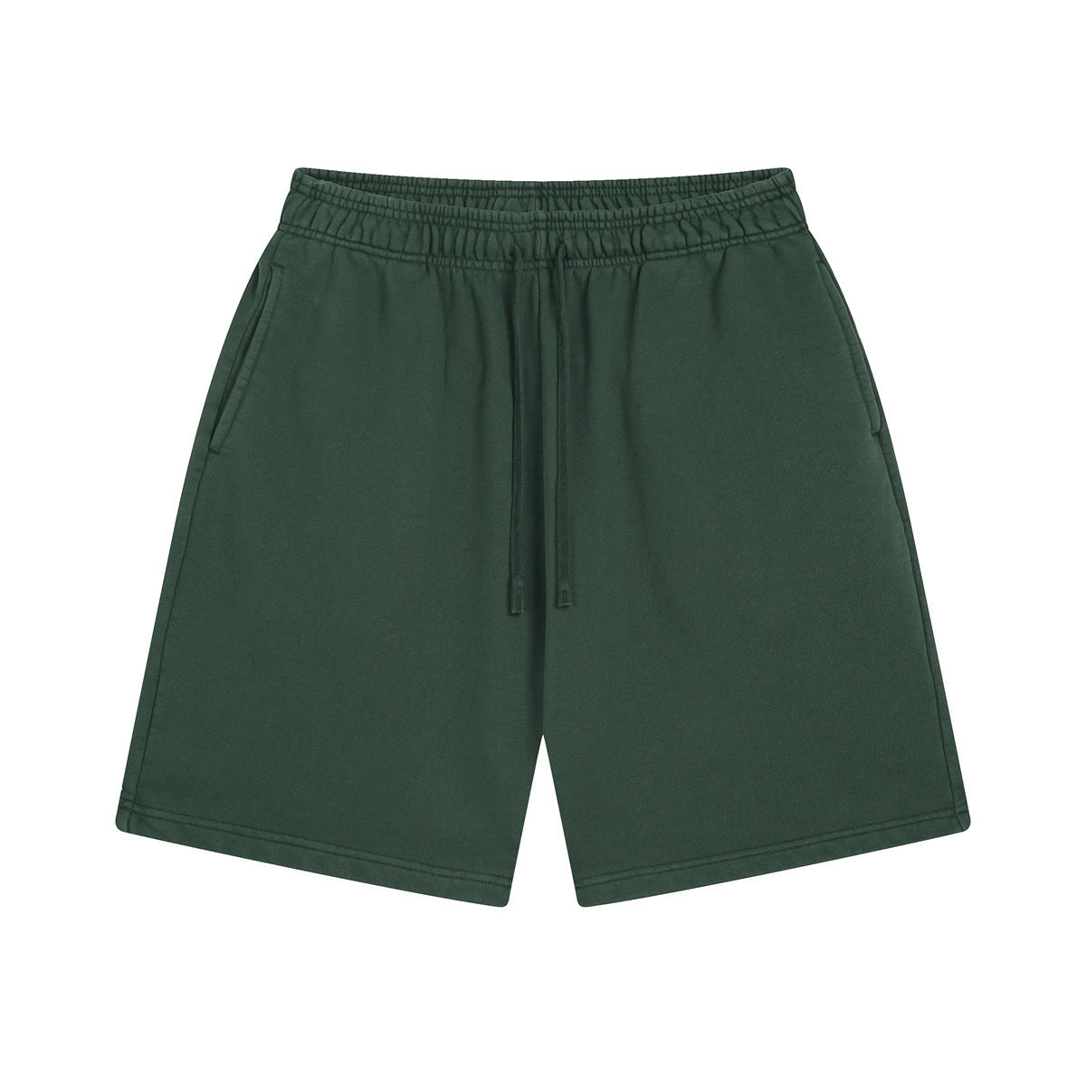 Washed Bi Pattern Dyed Vintage Terry Men's Sports Pure Cotton Shorts