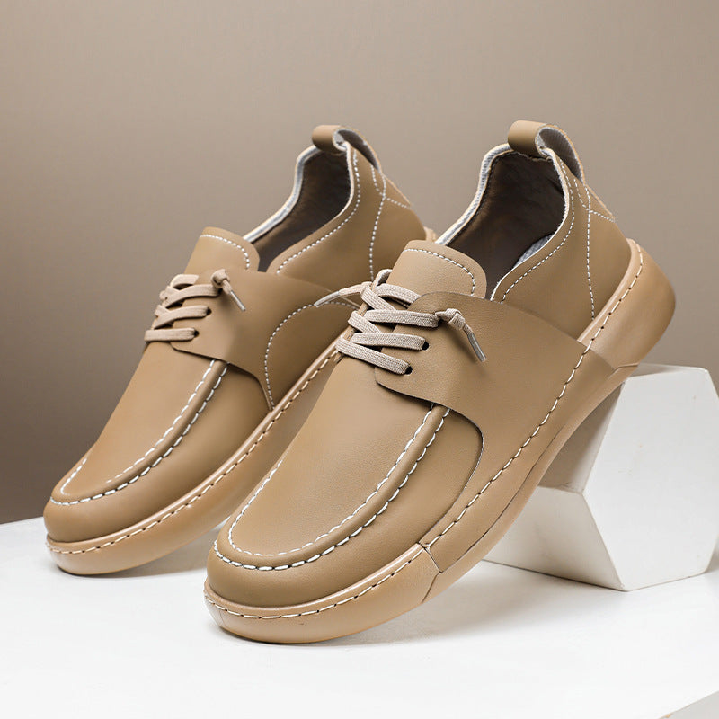 All-match Retro British Business Casual Leather Shoes Men