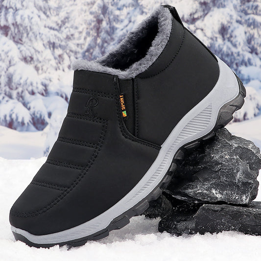 Cotton-padded Shoes Men's Fleece-lined Thick Leisure Warm Snow Boots