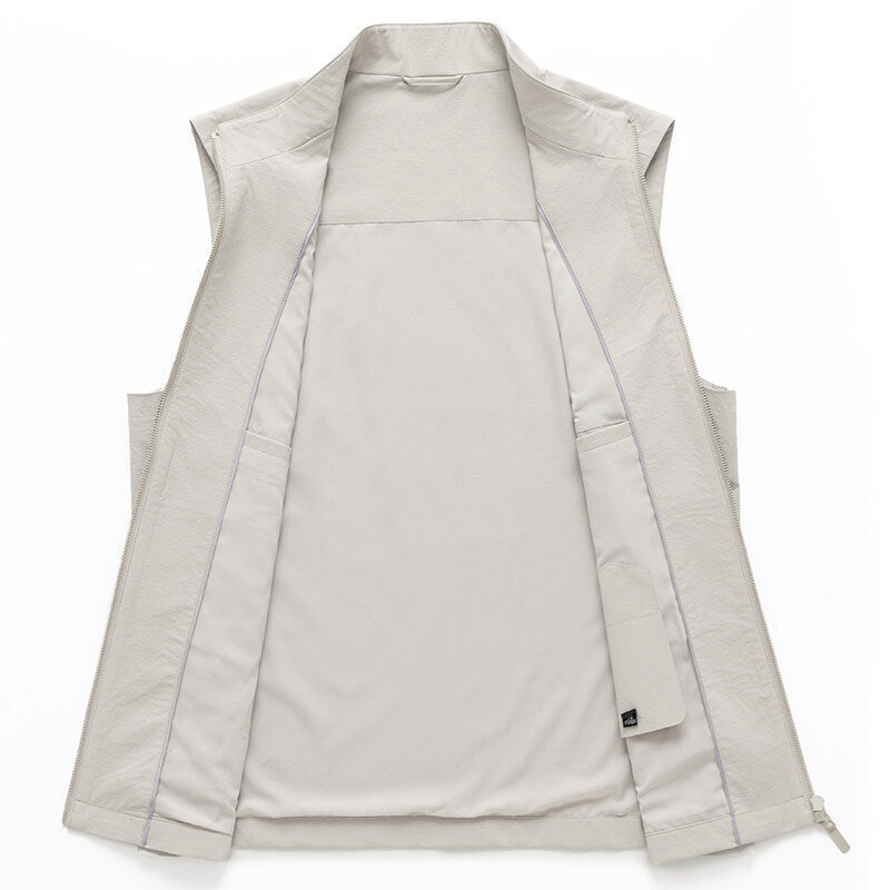 Men's Casual Sleeveless Jacket Non-ironing Anti-wrinkle