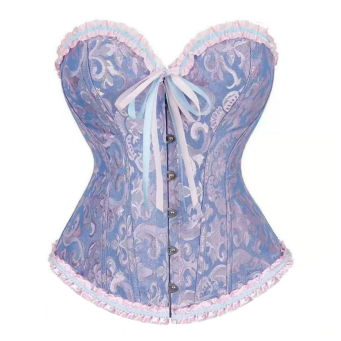 European And American Gathered Waist Court Corset Vest